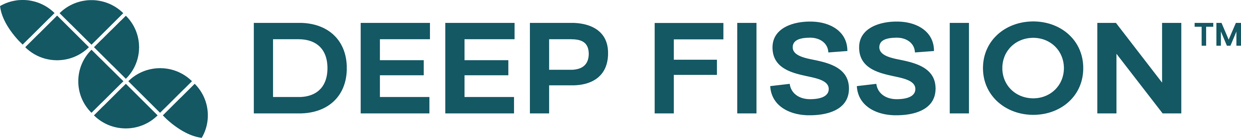Deep Fission Wordmark Deep Teal
