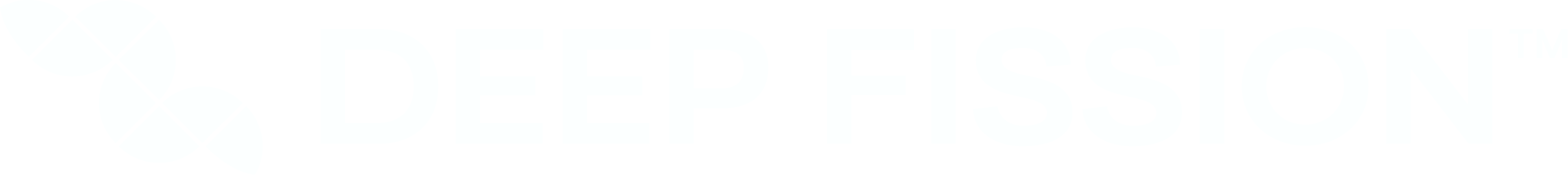 Deep Fission Wordmark Core White