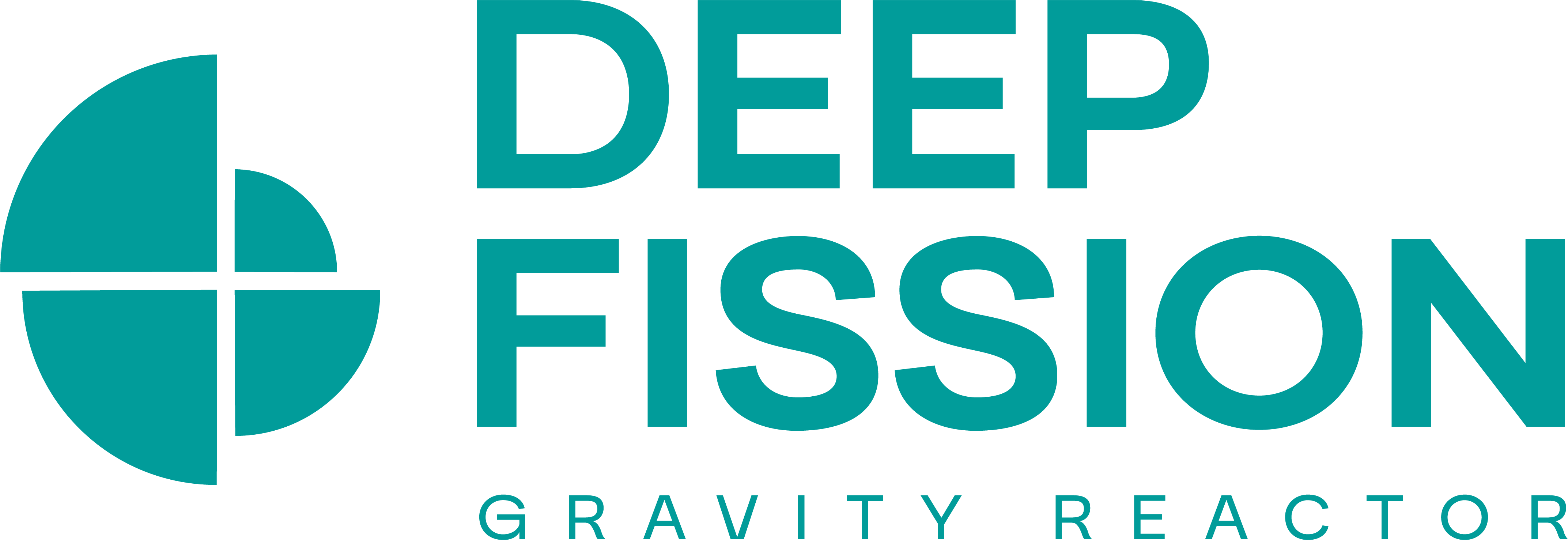 Gravity Wordmark Stacked Fission Teal