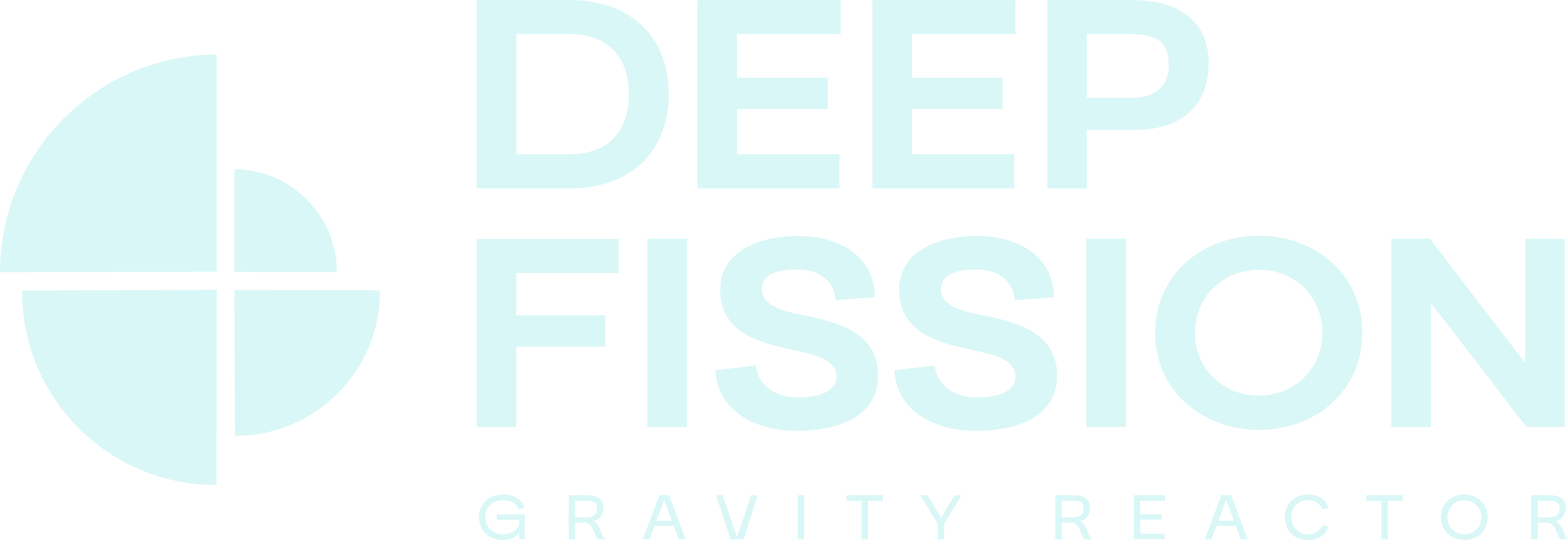 Gravity Wordmark Stacked Glow Blue